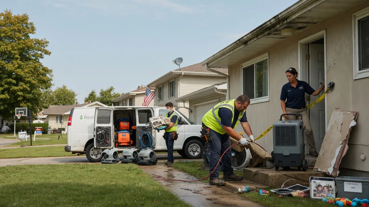 Water Damage Restoration in Villas, NJ near me
